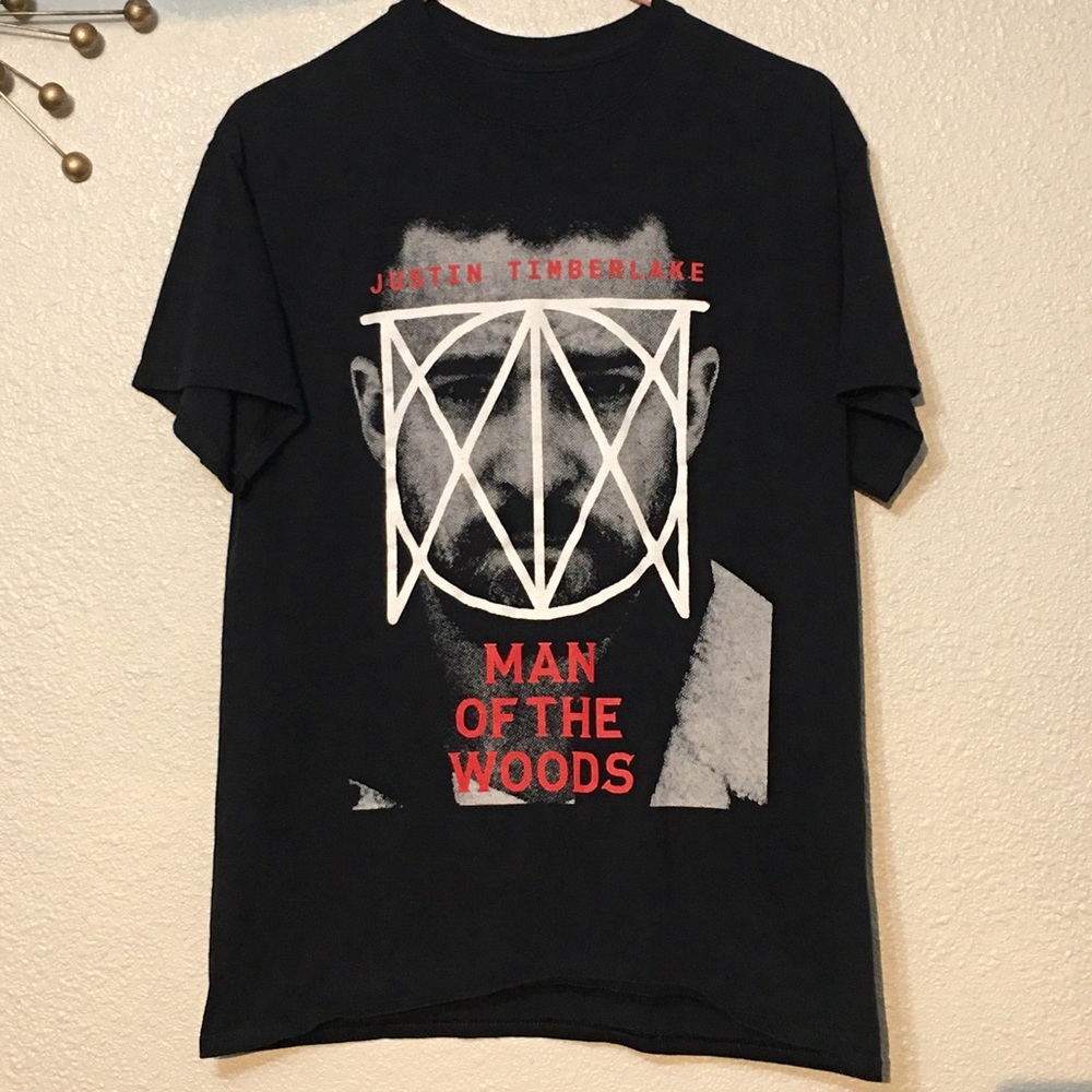 Timberlake Man of Woods Tour Tee Medium